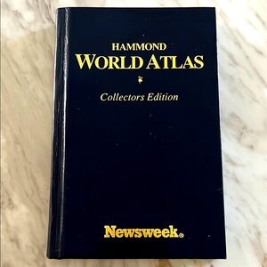 Hammond World Atlas Collectors Newsweek Edition EXC